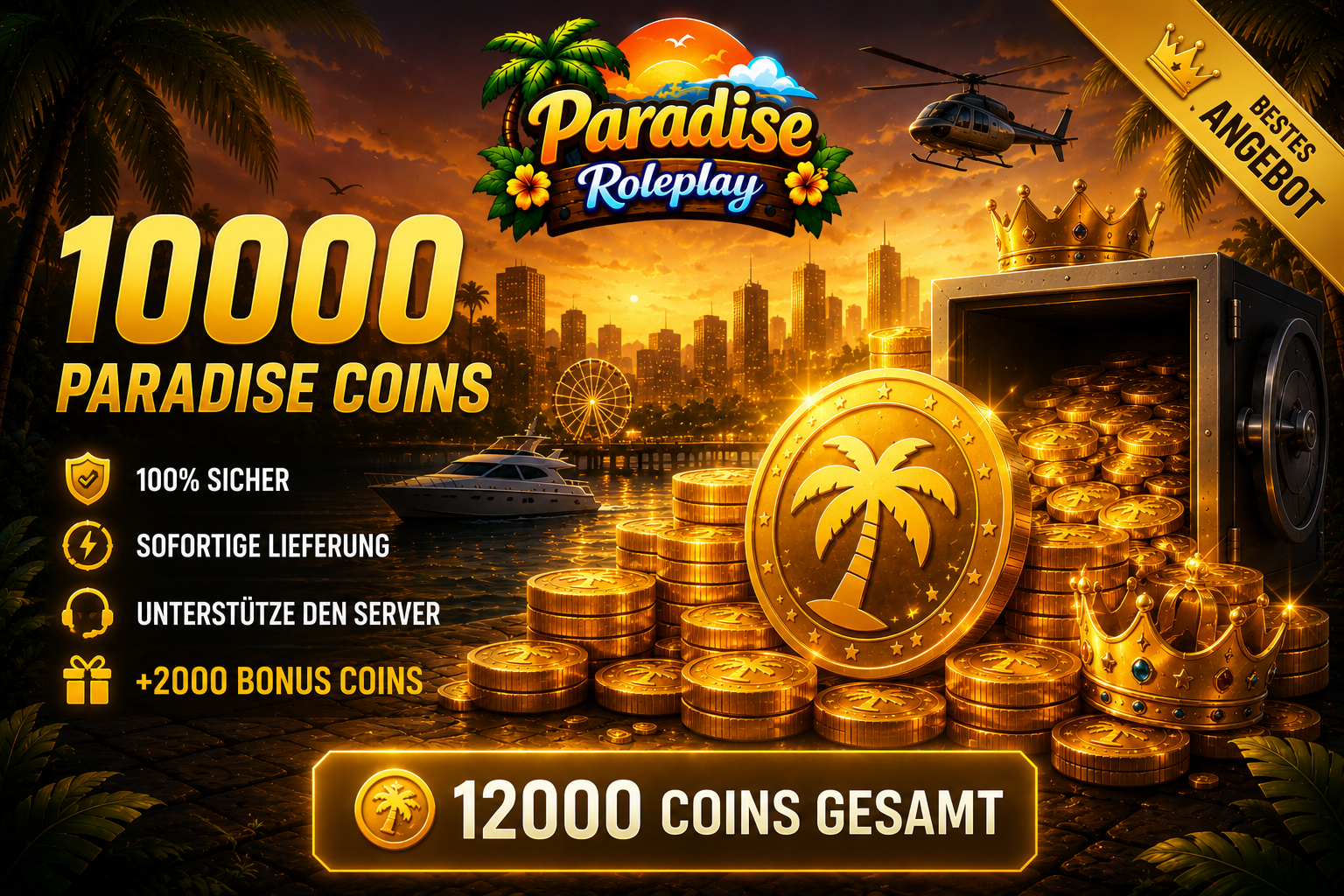 10.000 Paradise Coins