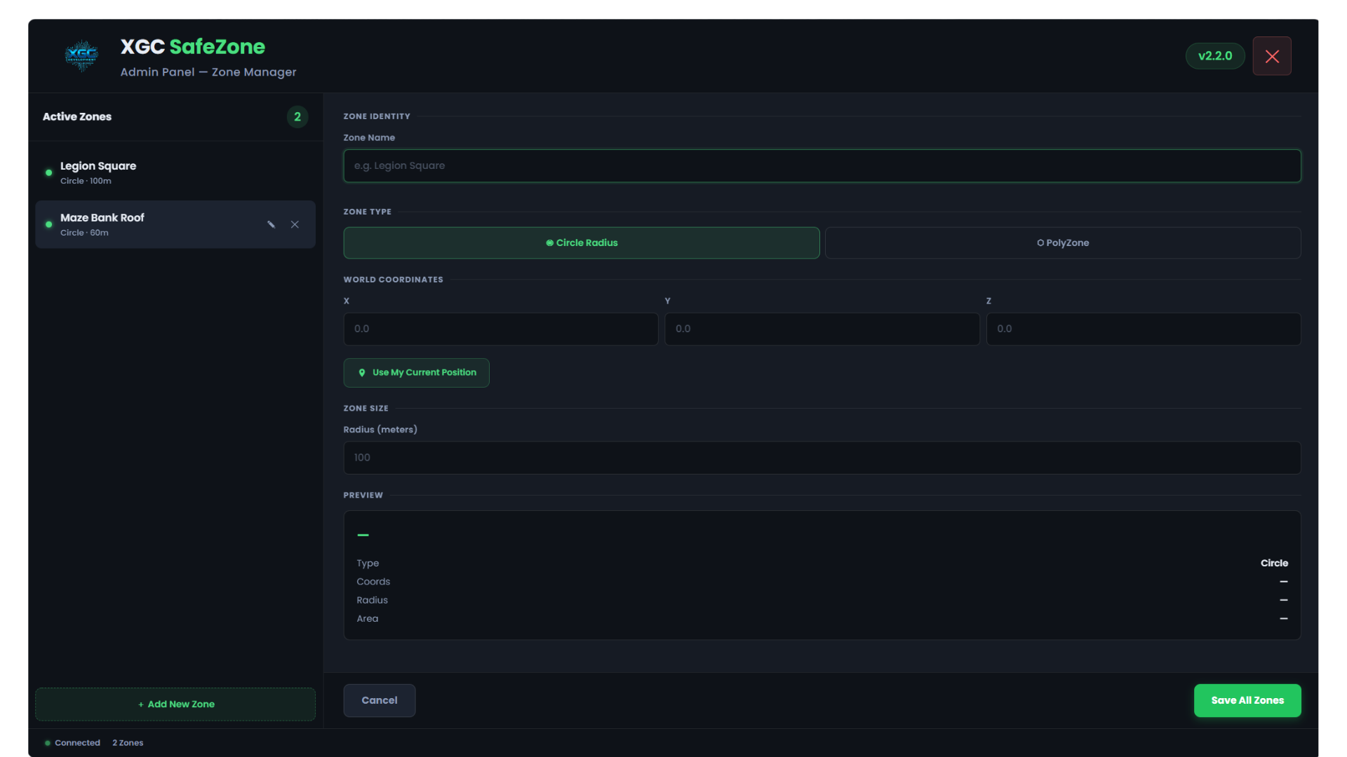 SafeZonesV2 Screenshot 3