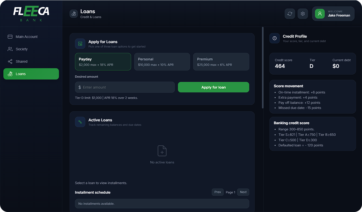 OneClub Banking Script v2