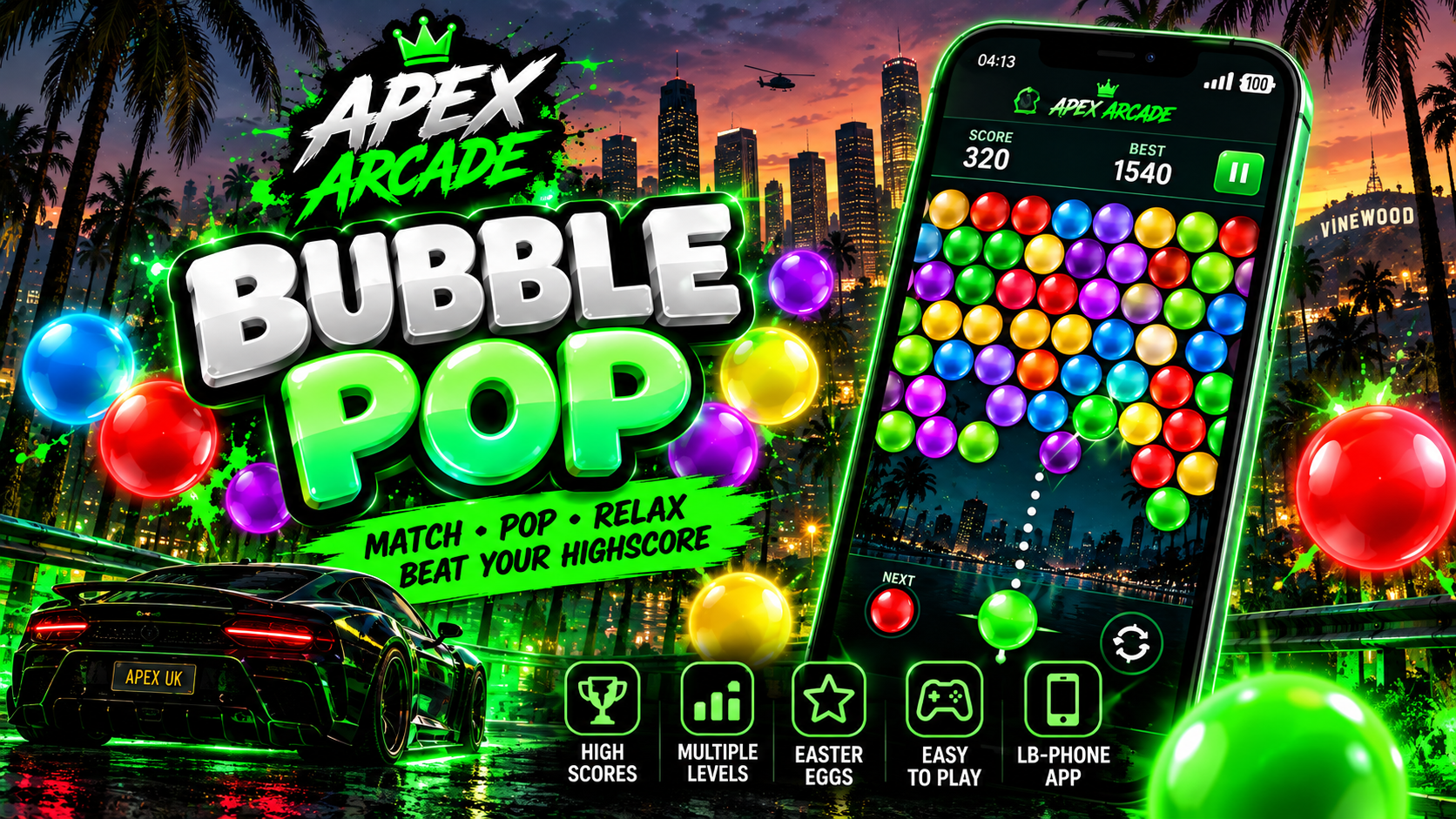 Bubble Pop LB-Phone AP