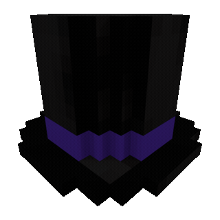Black Top Hat — cosmetic Cat Hats! item on the NovaVoid Cat Civilization Minecraft server