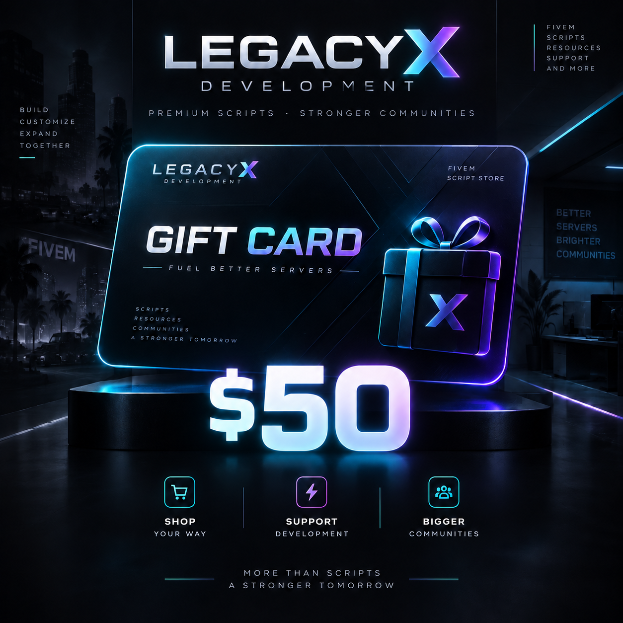 LegacyX $50 Gift Card