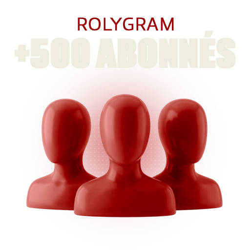 500 Abonnés Rolygram