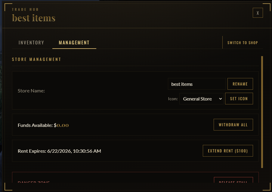 MulderDev Trade Hub  (VORP) - V 1.1
