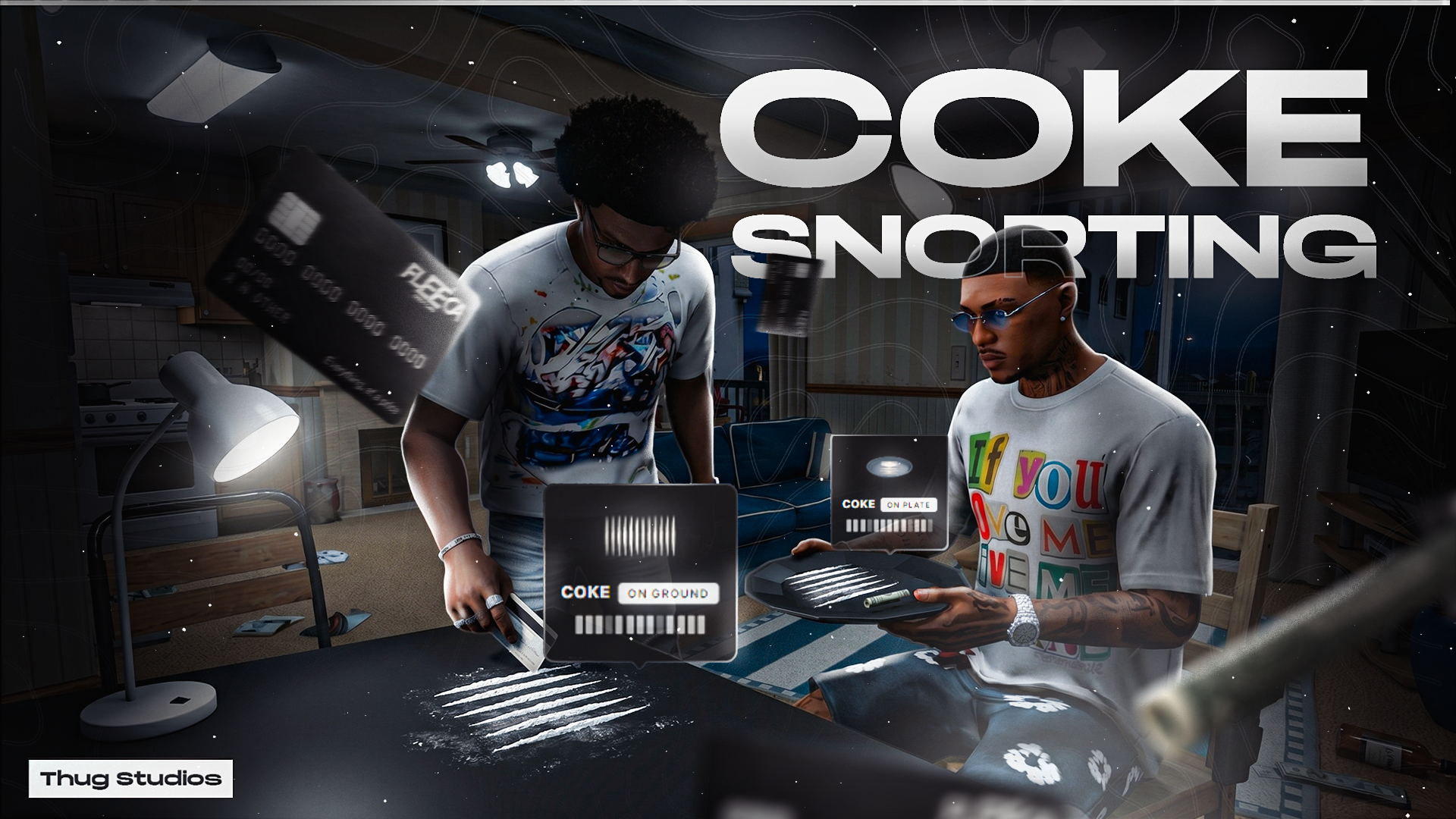 Thug Coke Snorting