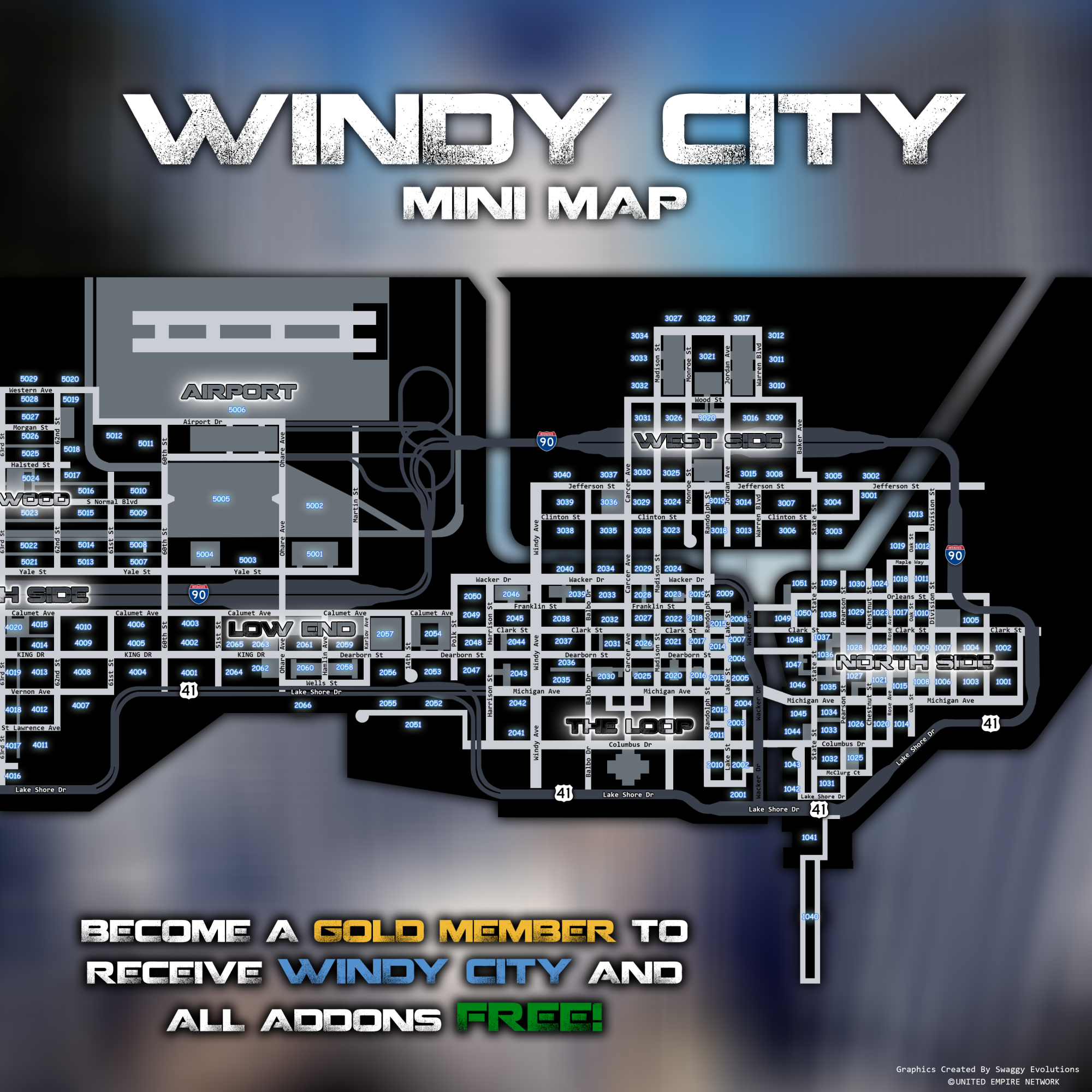 Windy City Mini Map