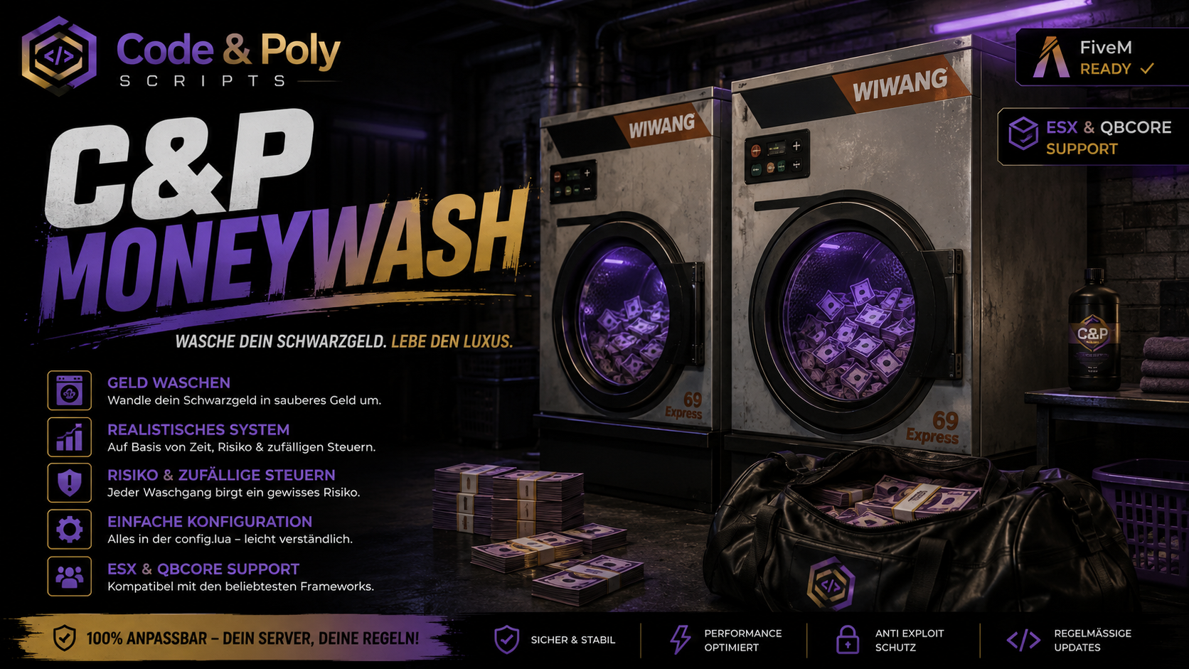 Code & Poly Moneywash
