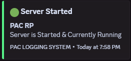 PAC DISCORD LOGGER