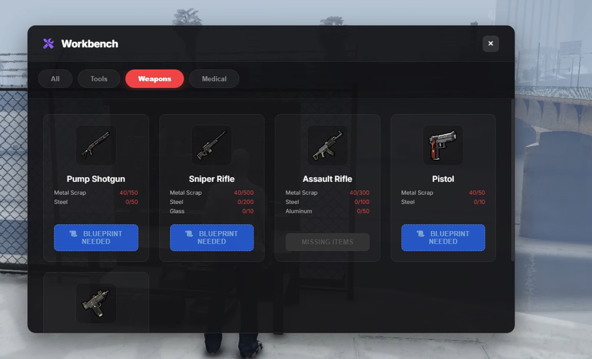 Bucko Crafting script  qbcore | qbox