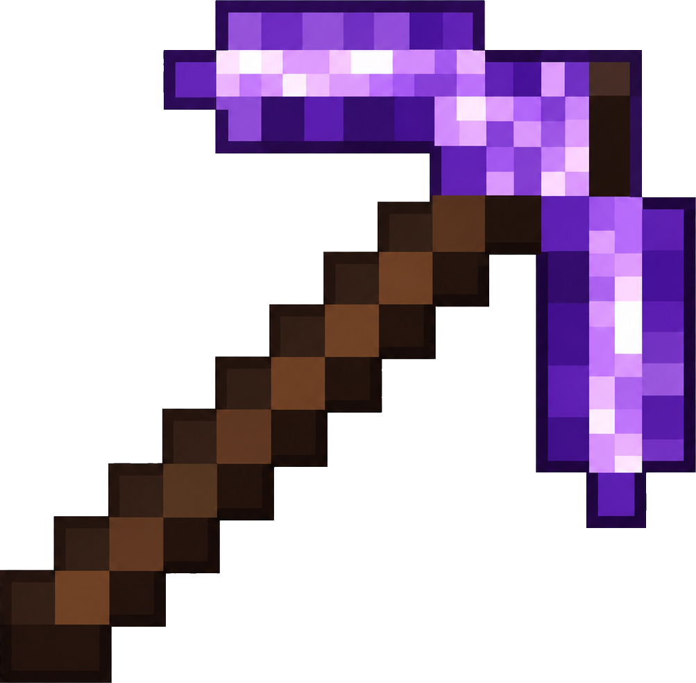 Amethyst Spitzhacke