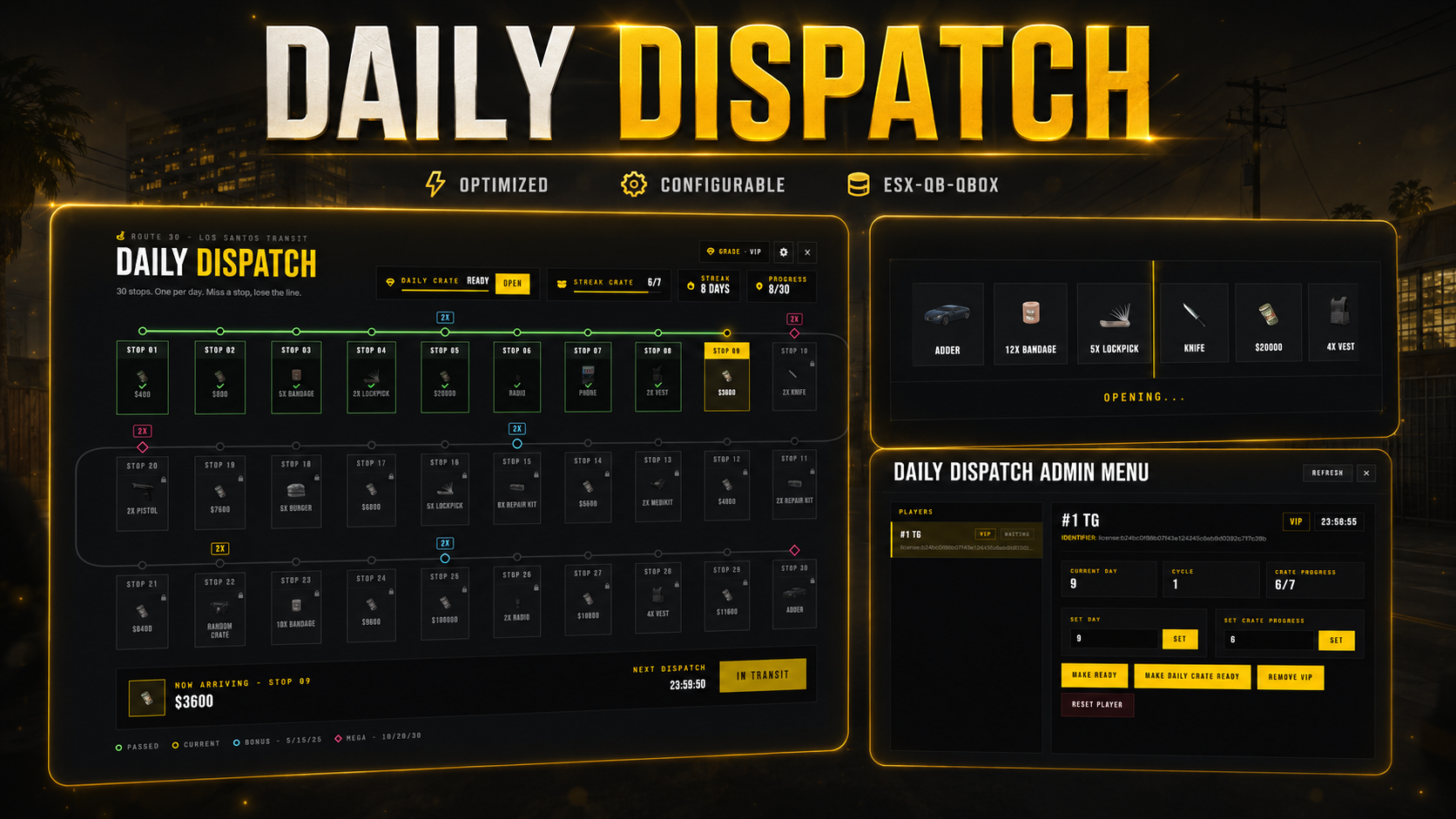 Daily Dispatch [ESX-QB-QBox]