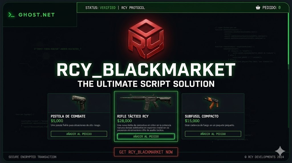 [ESX / QBCORE] RCY_BlackMarket