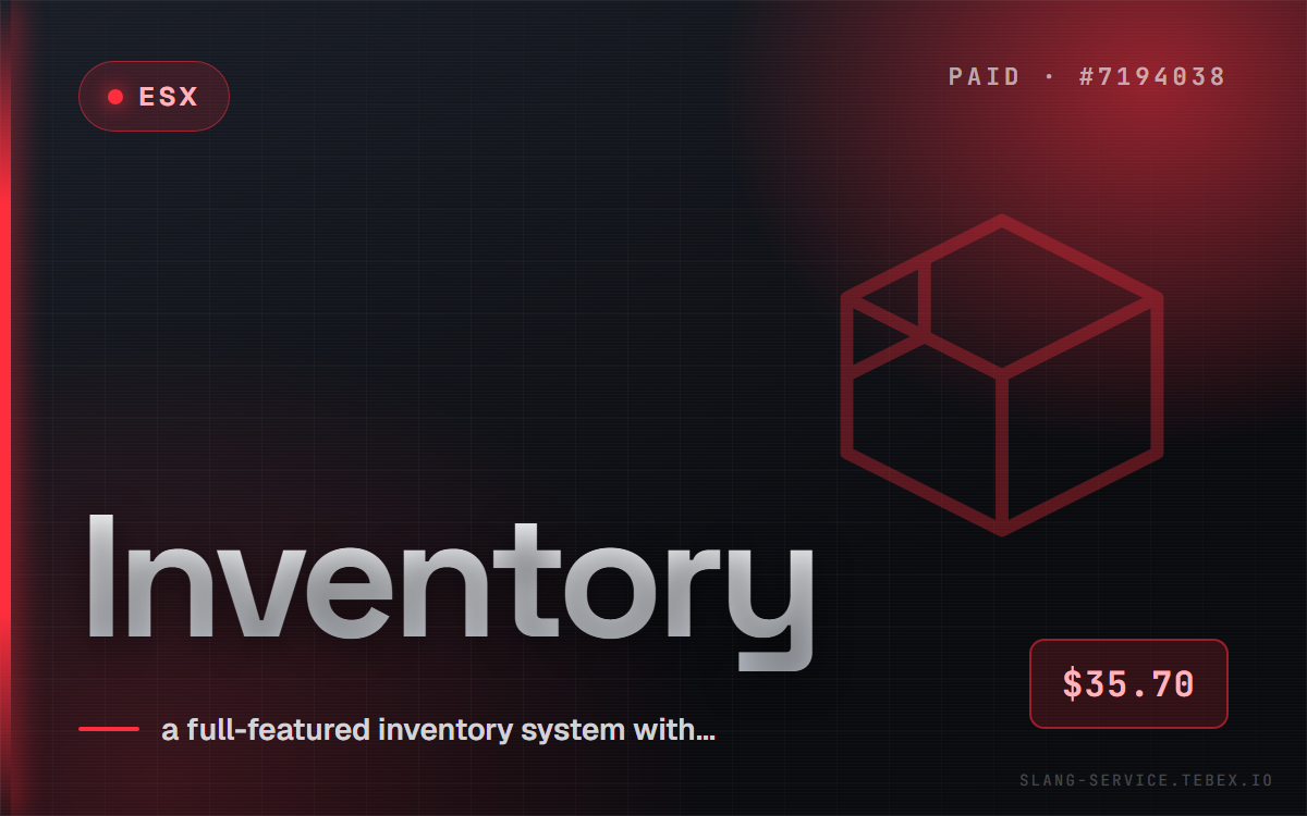 [ESX] Inventory