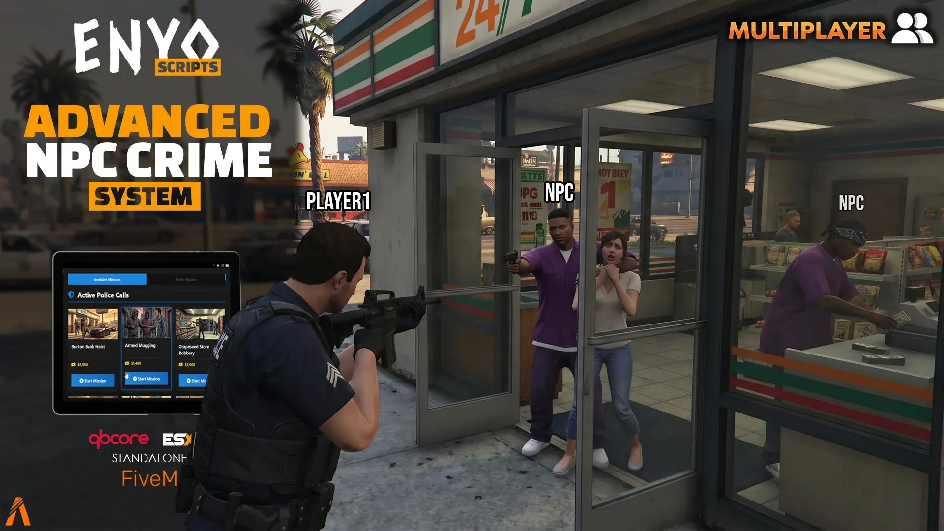 Advanced NPC Crime System : Police Simulator