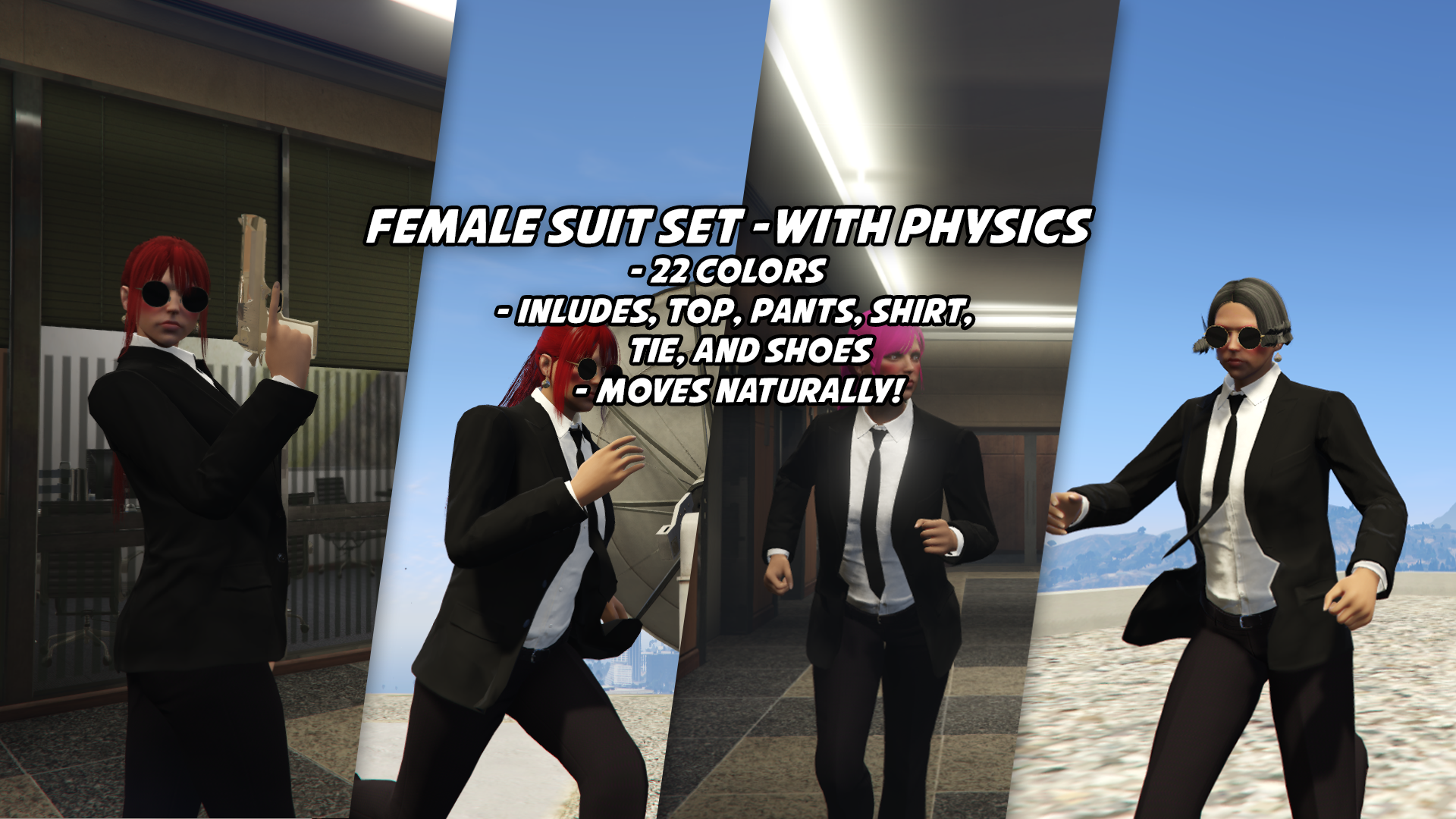 Female Suit Collection (+ Physics)