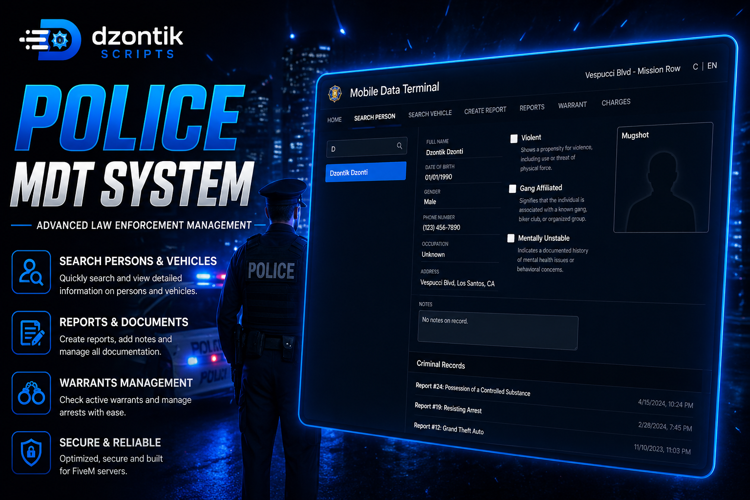 Police MDT - ESCROW