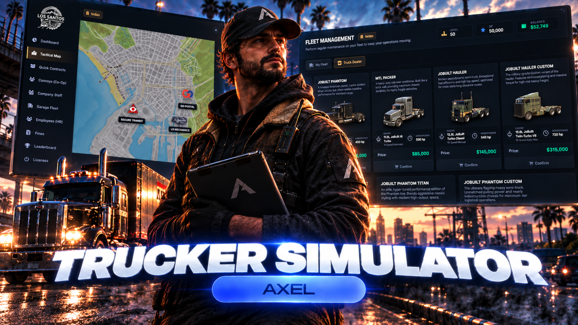 Multiplayer Trucker Simulator Job