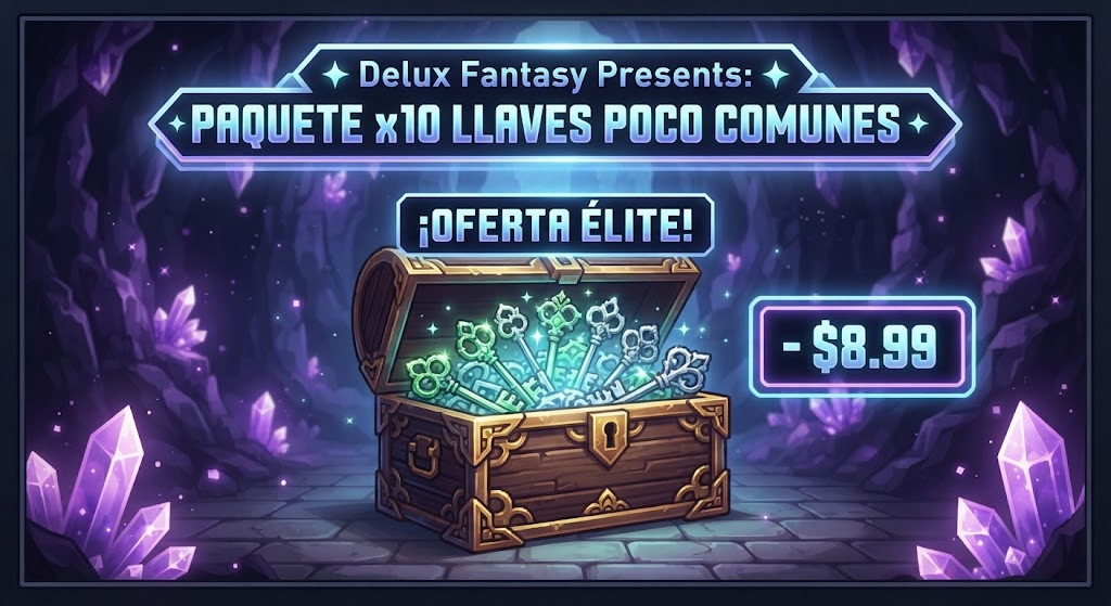 ✨ Lote x10 Llaves Poco Comunes
