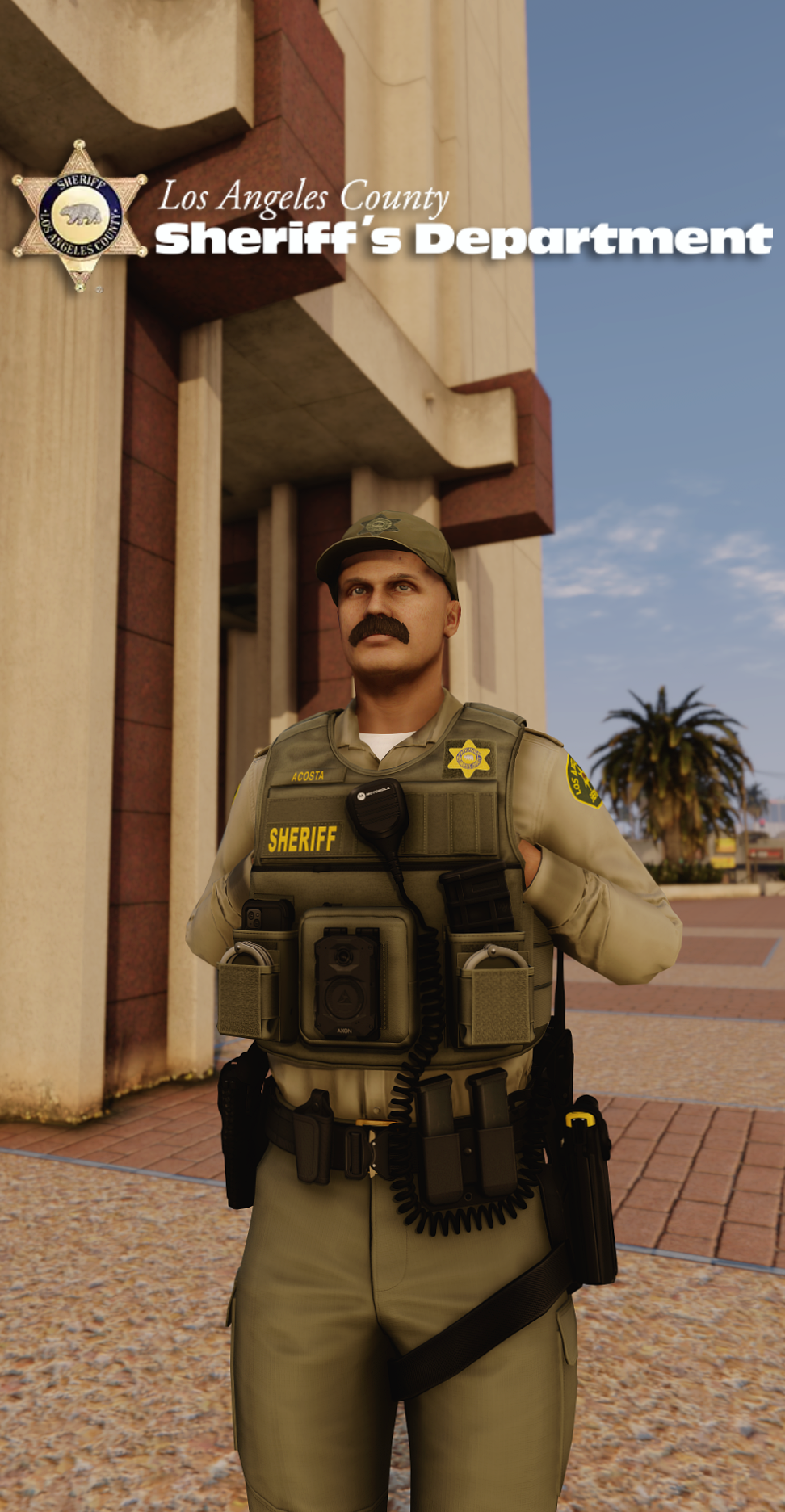 LASD Inspired Vest and Belts