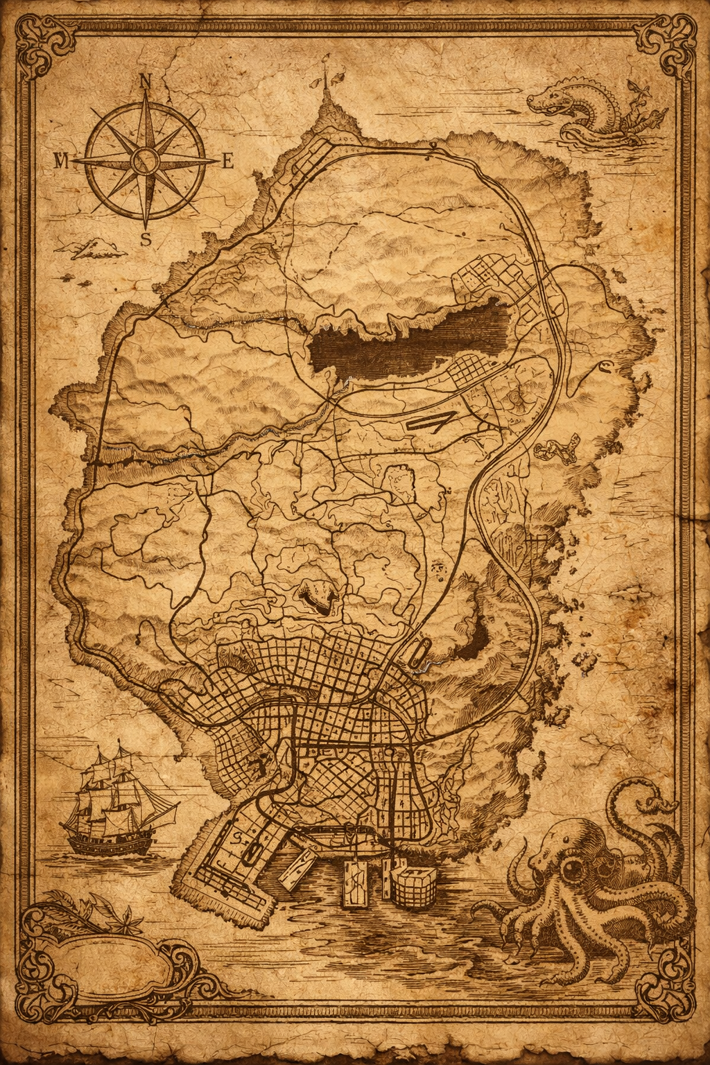 Map Antique