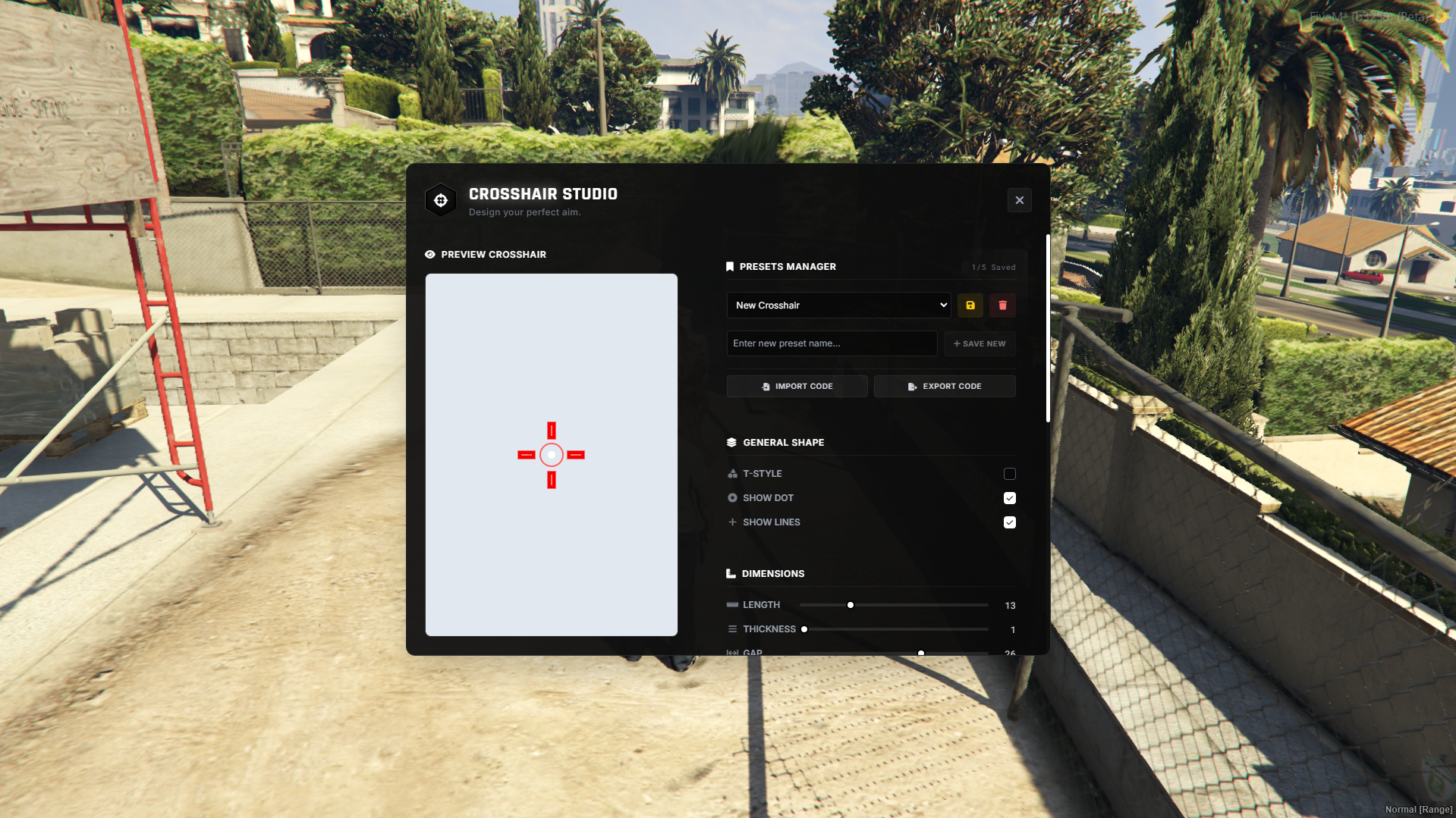 [Crosshair Creator] standalone {fa-solid fa-unlock Open Source}