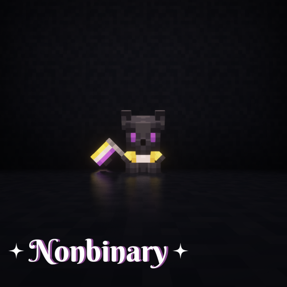 Nonbinary Pride Plushie