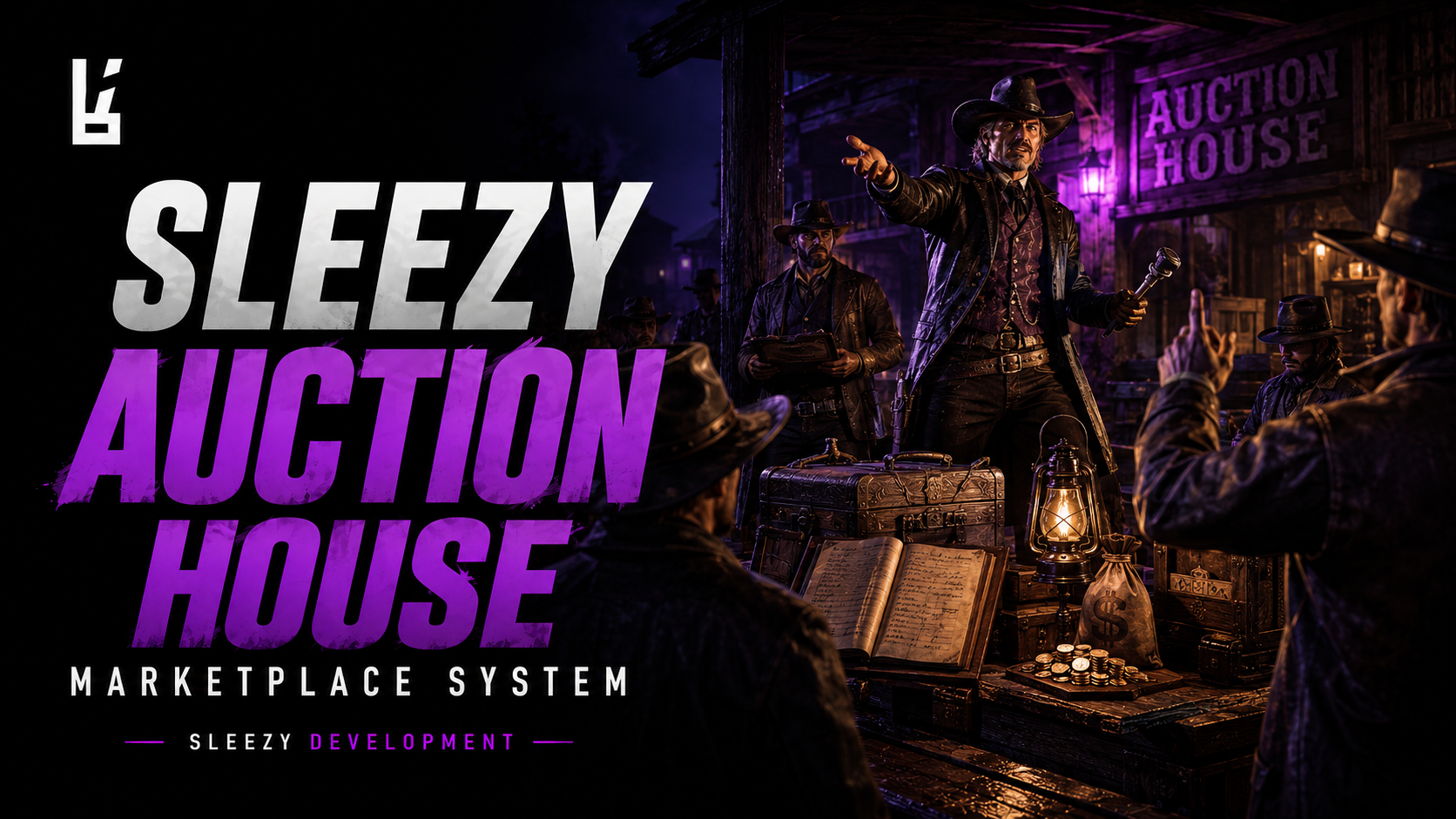 🏛️ Sleezy Auction House | Advanced RedM Marketplace & Auction System