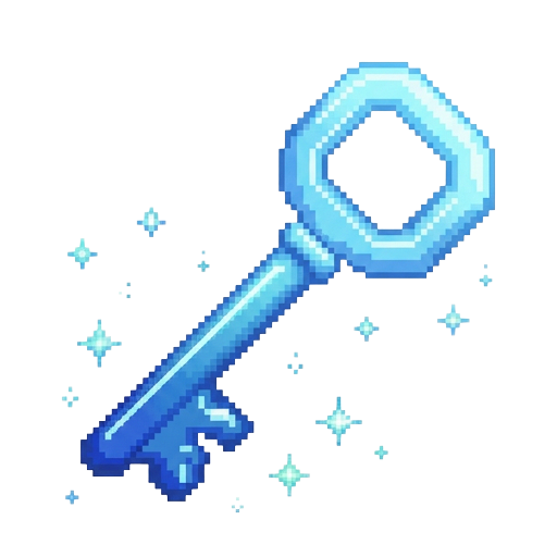 3 Sapphire Crate Key