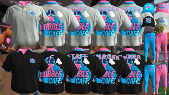 Bubble Cafe Uniform 2 [M+F]