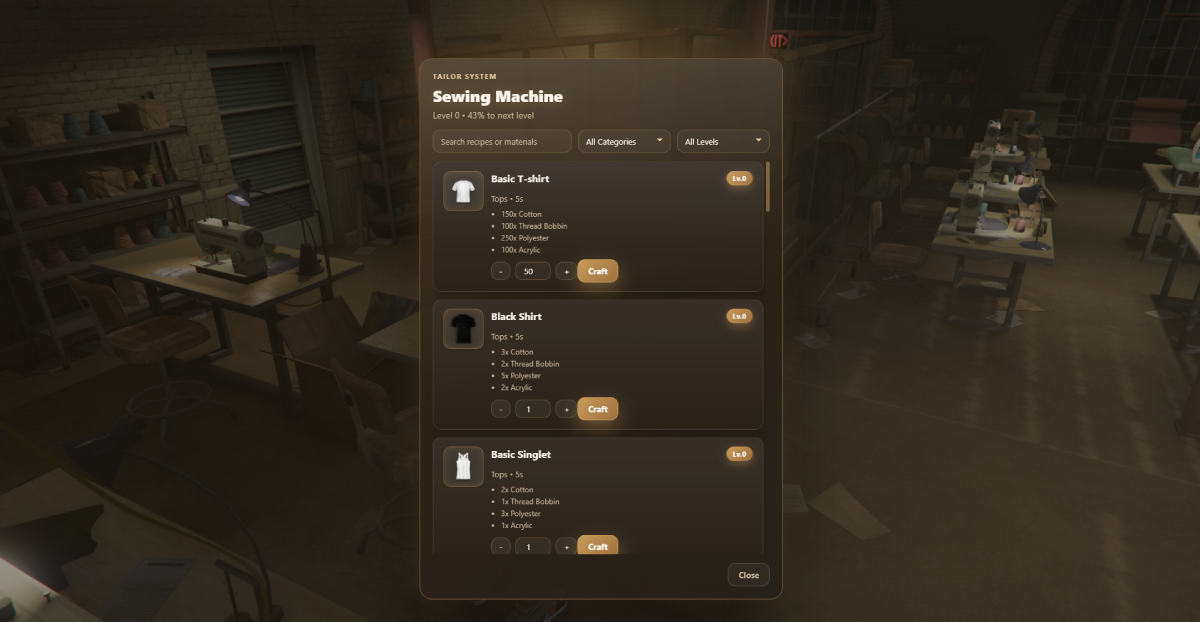 Tailor System