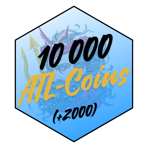 10 000 (+2000 offert) ATL Coins