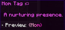 Mom Tag
