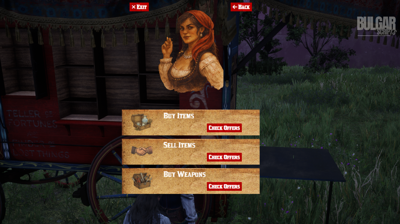 BulgaR Madam Nazar Market / Black Market [VORP] & [RSGCore] & [REDEMRP]