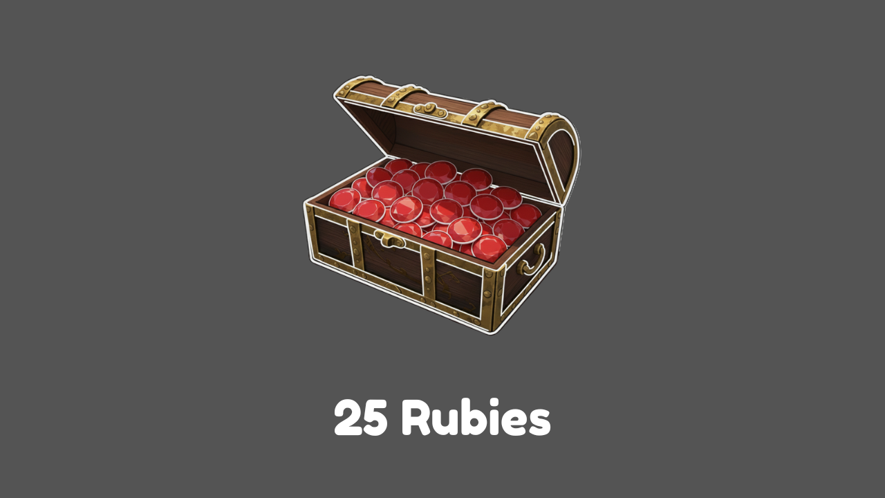 25 Rubies