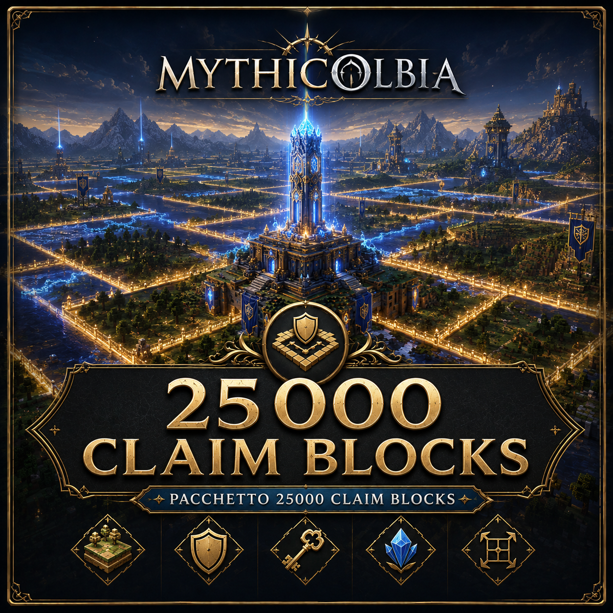 25000 ClaimBlocks