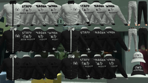 White Widow Shirt Bundle (Male + Female)