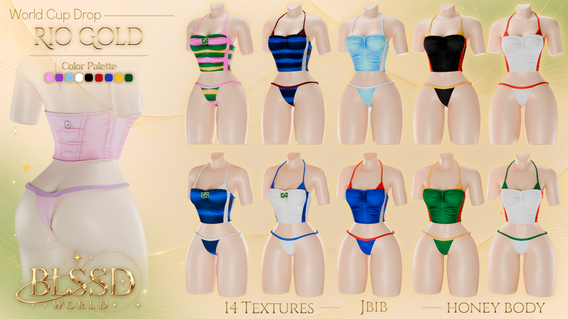Rio Gold Female Set - Honey Body
