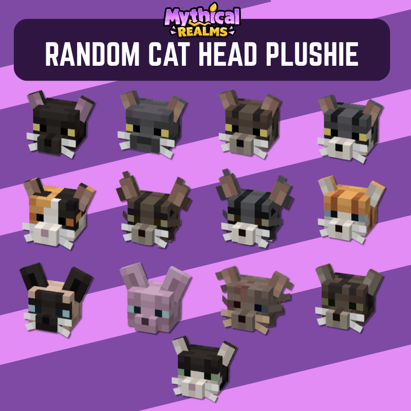 Random Cat Head Plushie