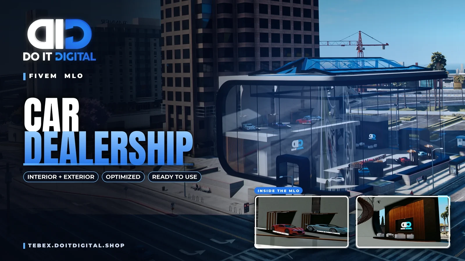 Fivem Car Dealership – Luxury Showroom MLO