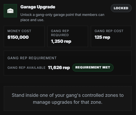Gang Package Tier 1