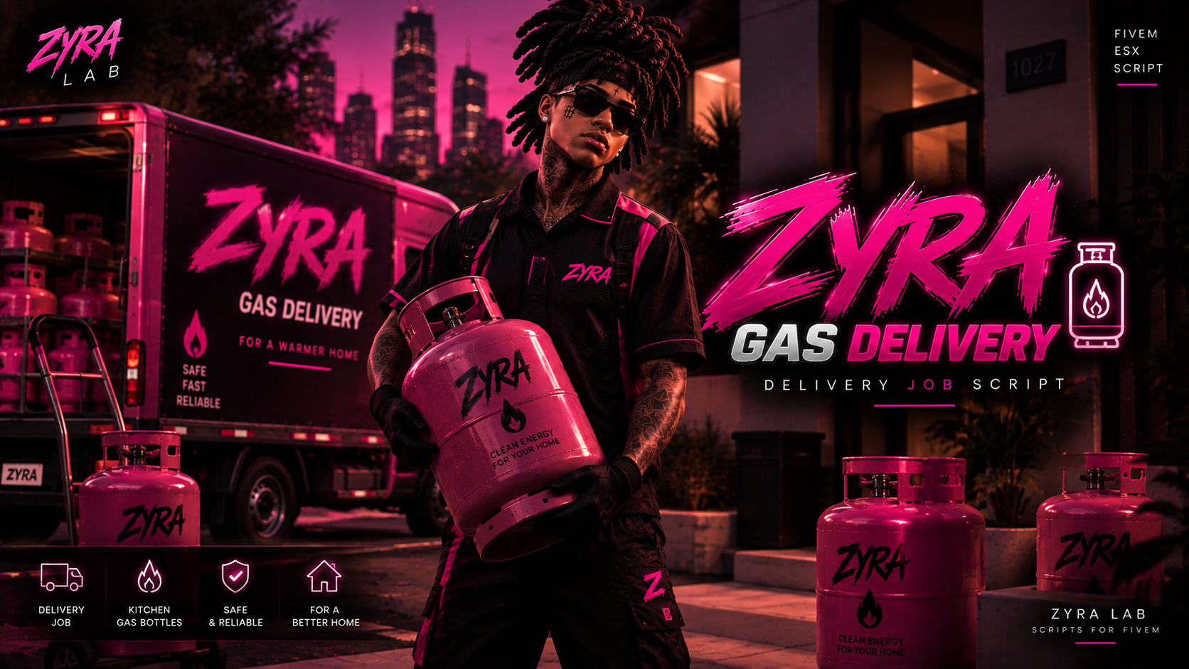 [ZYRA Gas Delivery ]  Job  {ESCROW}