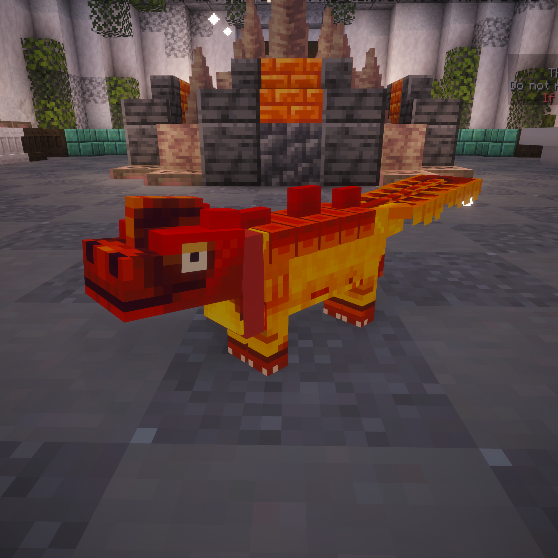 Ember Dino Cat Skin — cosmetic Cat Skins item on the NovaVoid Cat Civilization Minecraft server