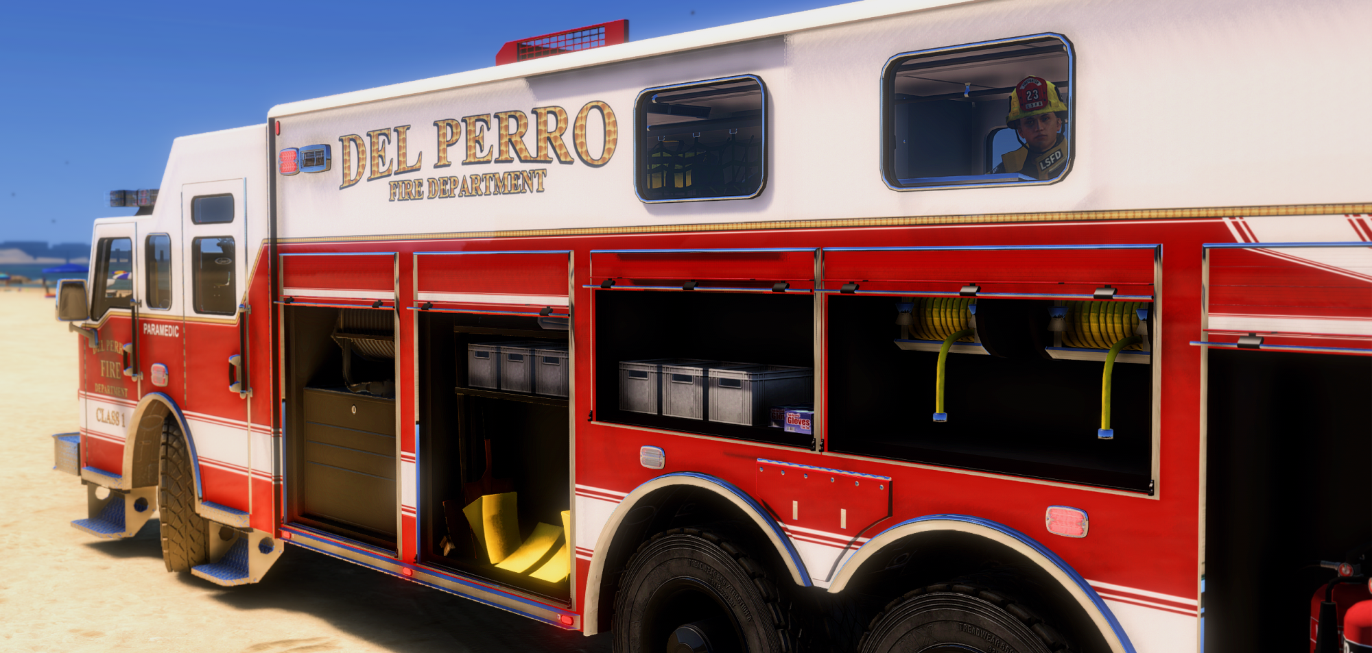 Spear Impulse Rescue Walk-In Fire Truck