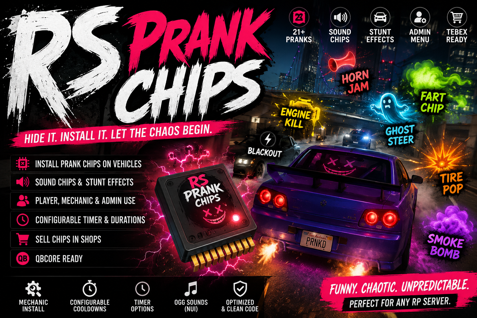 RS Prank Chips - Vehicle Prank Chip System