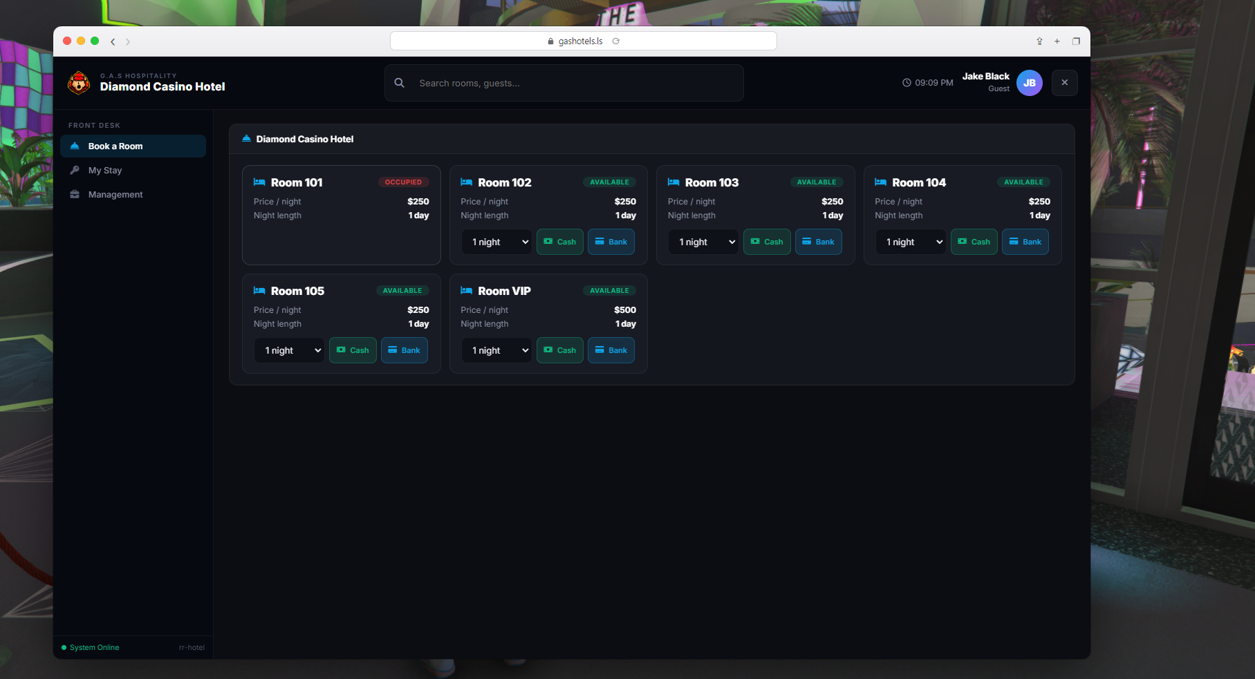 Hotel Business for FiveM (Qbox / QBCore / ESX)