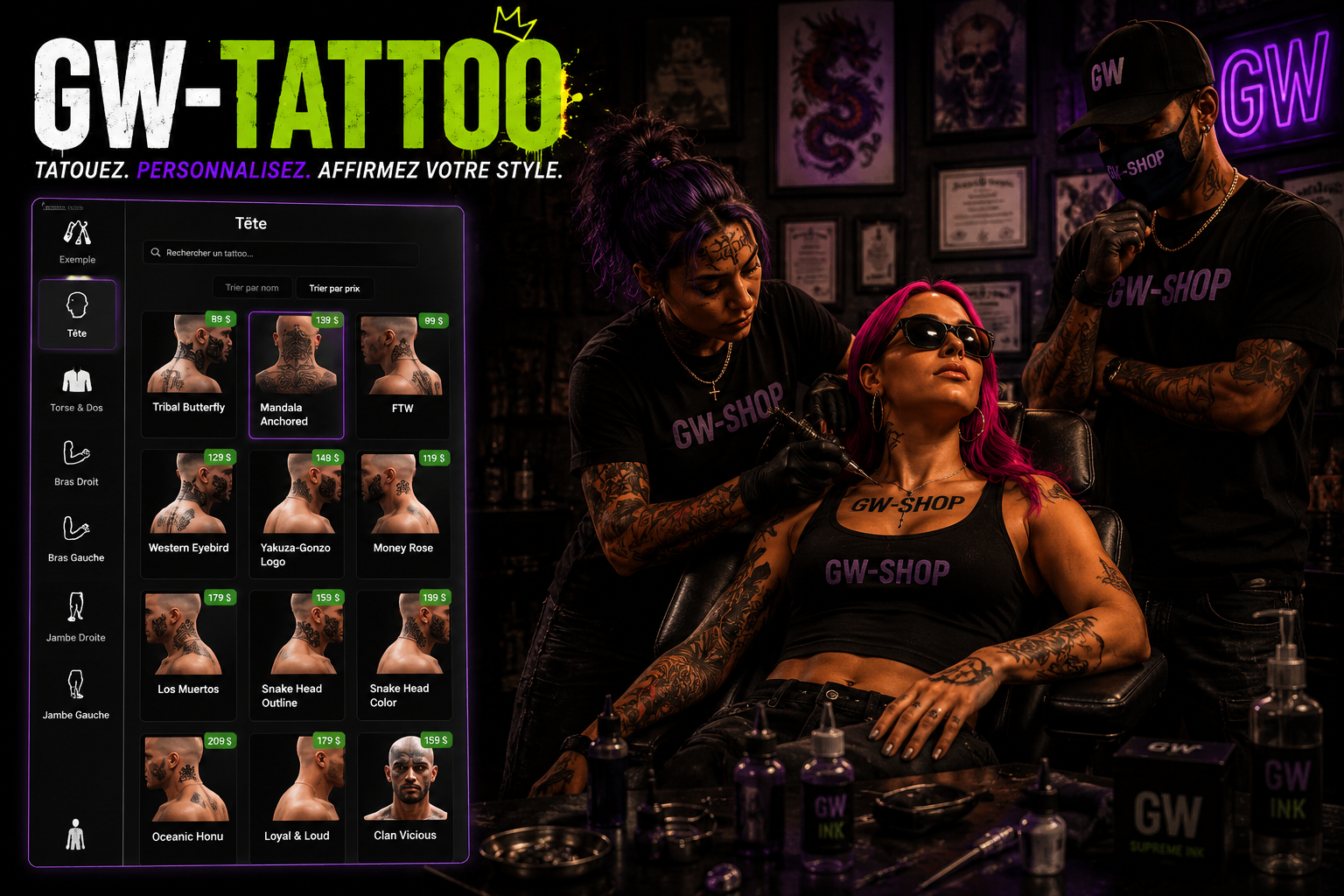 Tattoo Shop - open source
