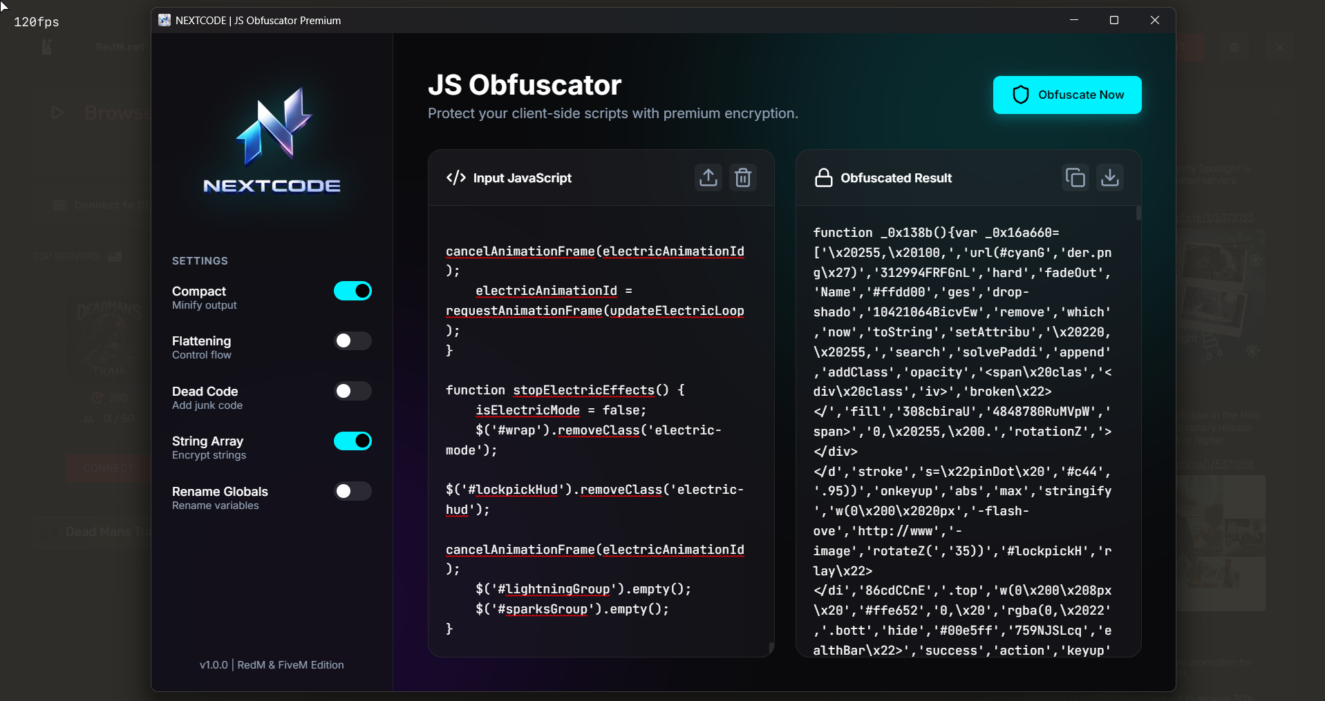 NEXTCODE JS Obfuscator