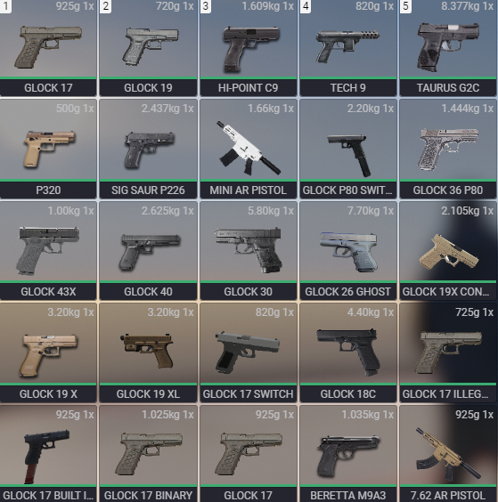 TD Weapon pack V1