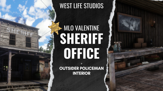 [MLO]Valentine Sheriff Office + Outsider Policeman Interior