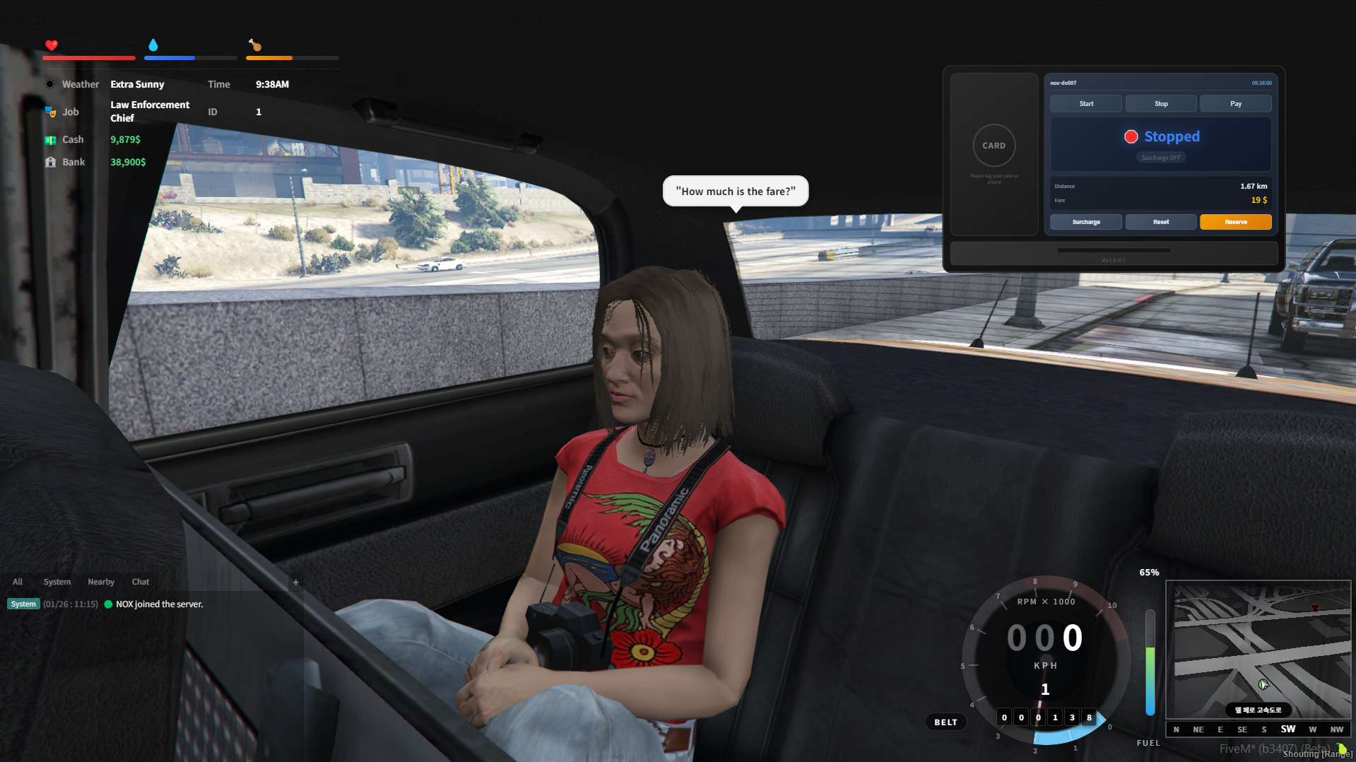 NOXCORE SCRIPT · nc taxi